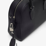 India 10.00 black top handle bag