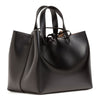 Black Leather Tote Bag