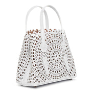 Mina Mini New Vienne white tote