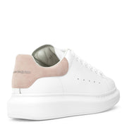 White and pink classic sneakers