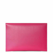 Orchid pink envelope clutch