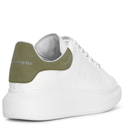 White and khaki classic sneakers