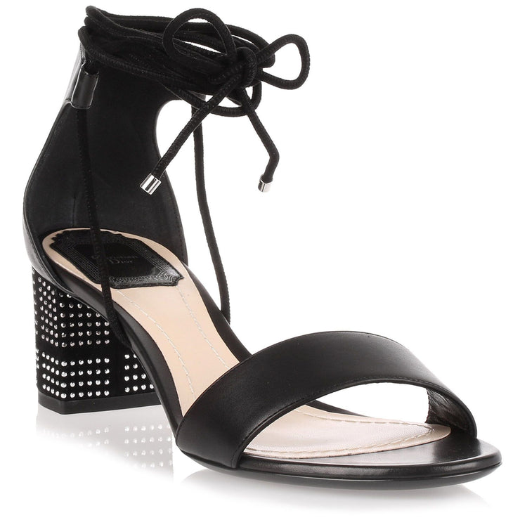 Stellar 55 black leather sandal