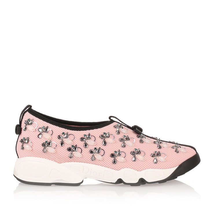 Fusion pink embellished sneaker