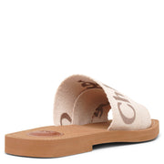 Woody beige slide sandals