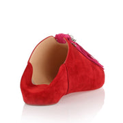 Medinana Flat red suede slipper