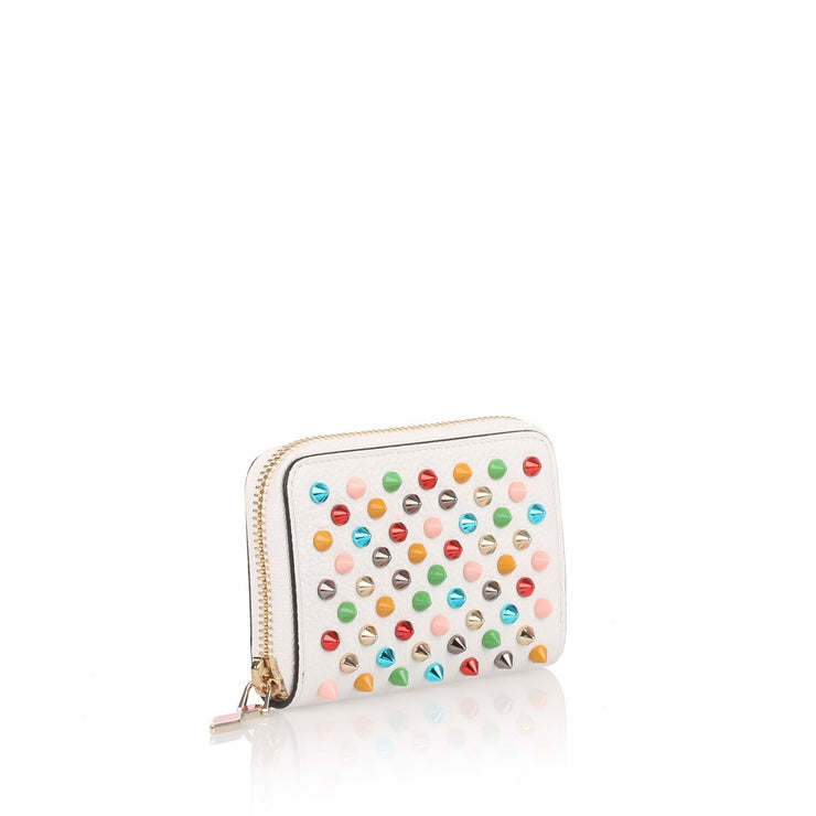 Panettone white multi-spikes coin purse