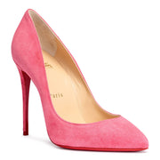 Pigalle Follies 100 pink suede pumps