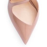 Jumping beige 85 patent leather pumps