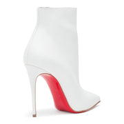 So Kate 100 White Leather Booties