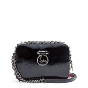 Rubylou mini vintage black patent shoulder bag