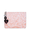 Loubicute Crazy Love White and Pink Clutch