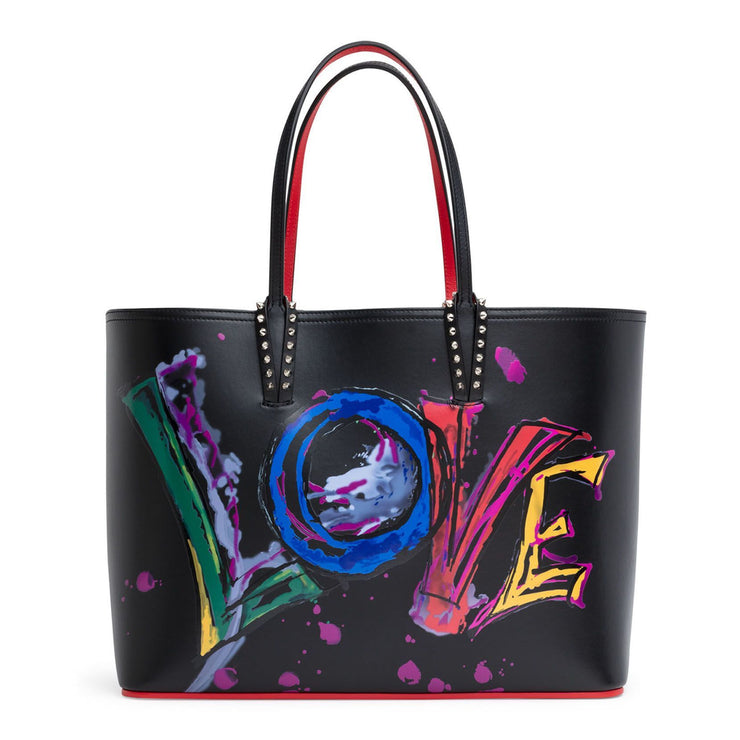 Cabata love print tote bag