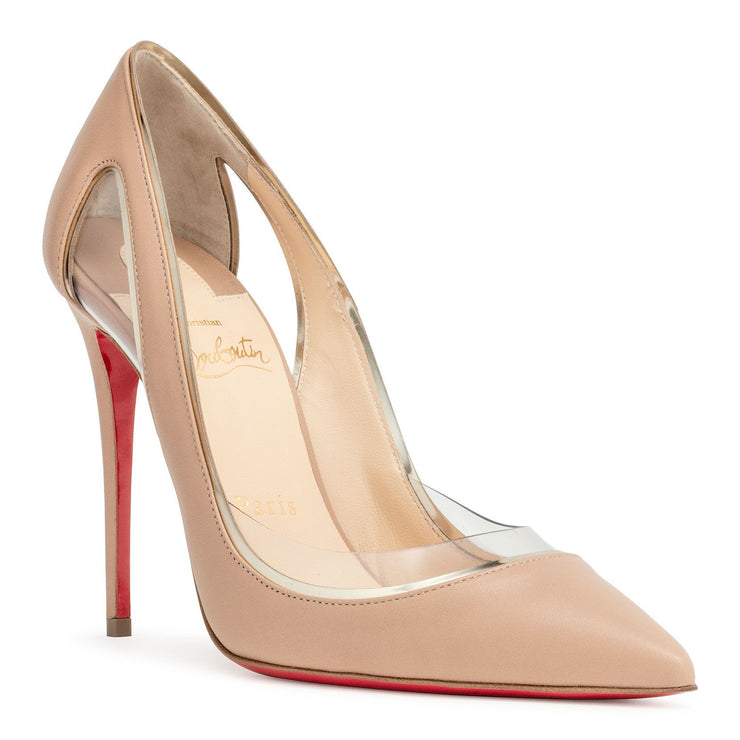 Cosmo beige leather pumps