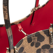 Cabata leopard print leather tote