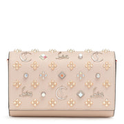 Paloma beige Loubinthesky clutch