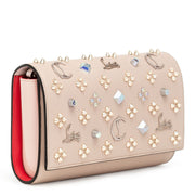 Paloma beige Loubinthesky clutch