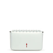Zoompouch calf leather spikes and crystal bag
