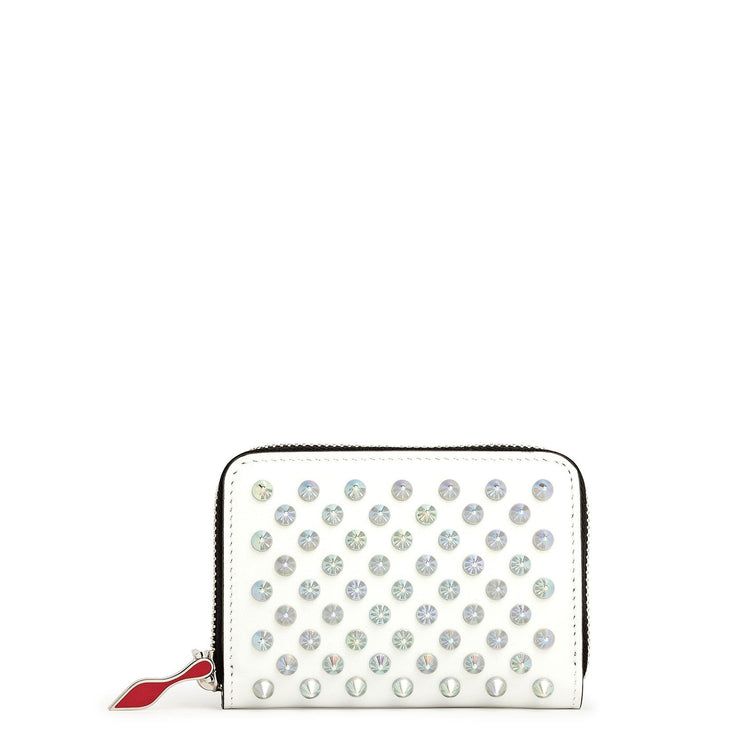 Panettone white leather coin purse