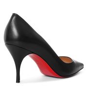 Clare 80 black nappa pumps