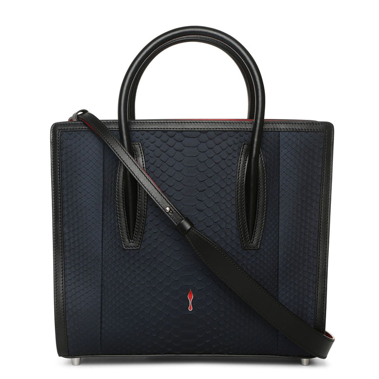 Paloma medium navy and black bag