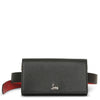Boudoir black leather belt bag
