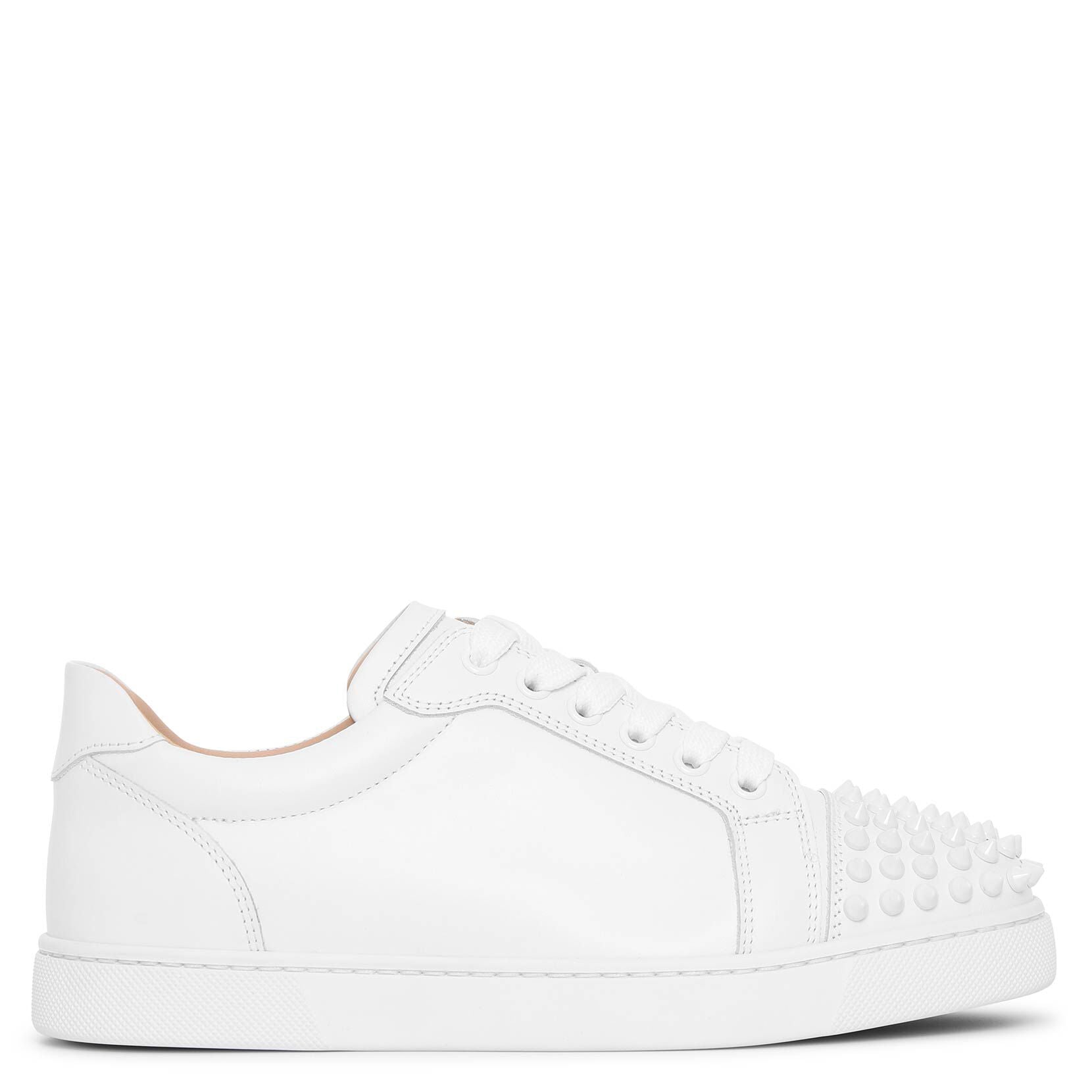 Vieira Spikes flat white sneakers