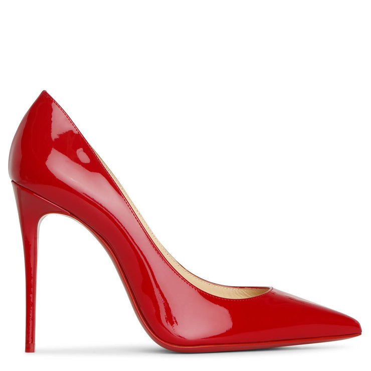 Kate 100 patent red pumps