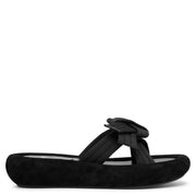 Matriciasummer black suede sandals