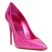Kate 100 patent psychic pink pumps