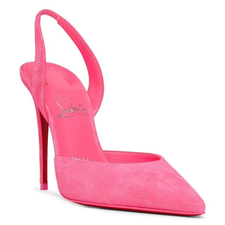 O Kate 100 sling pink suede pumps