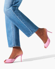 Me Dolly 85 pink patent mules