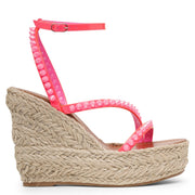 Mafaldina Zeppa 120 pink espadrilles