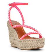 Mafaldina Zeppa 120 pink espadrilles