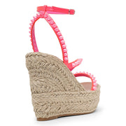 Mafaldina Zeppa 120 pink espadrilles