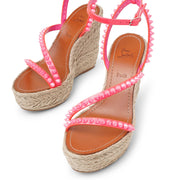 Mafaldina Zeppa 120 pink espadrilles