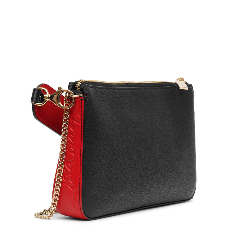 Loubila hybrid pouch black crossbody bag