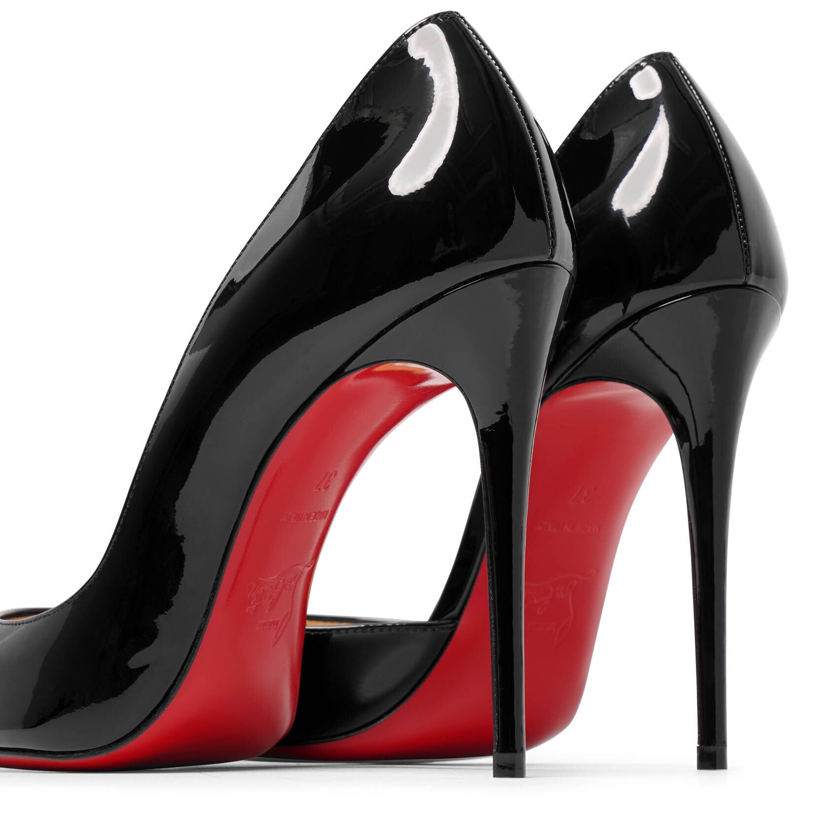 Iriza 100 black patent pumps