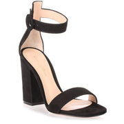 Versilia black suede sandal