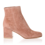 Margaux dark nude suede ankle boot