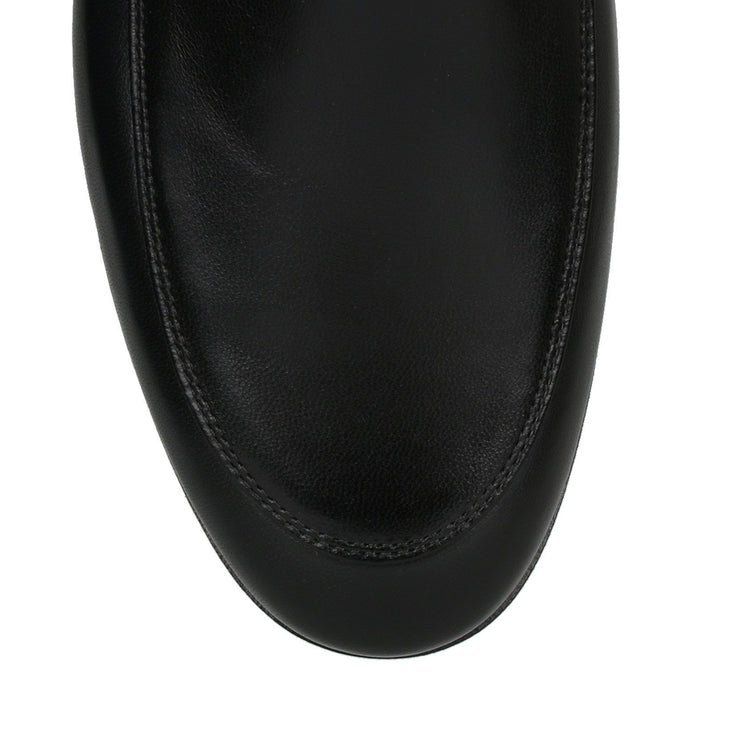 Palau black leather loafer