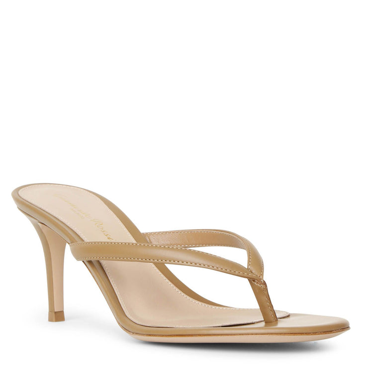 Calypso 70 tan leather sandals