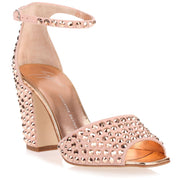 Lavinia rose gold studded sandal