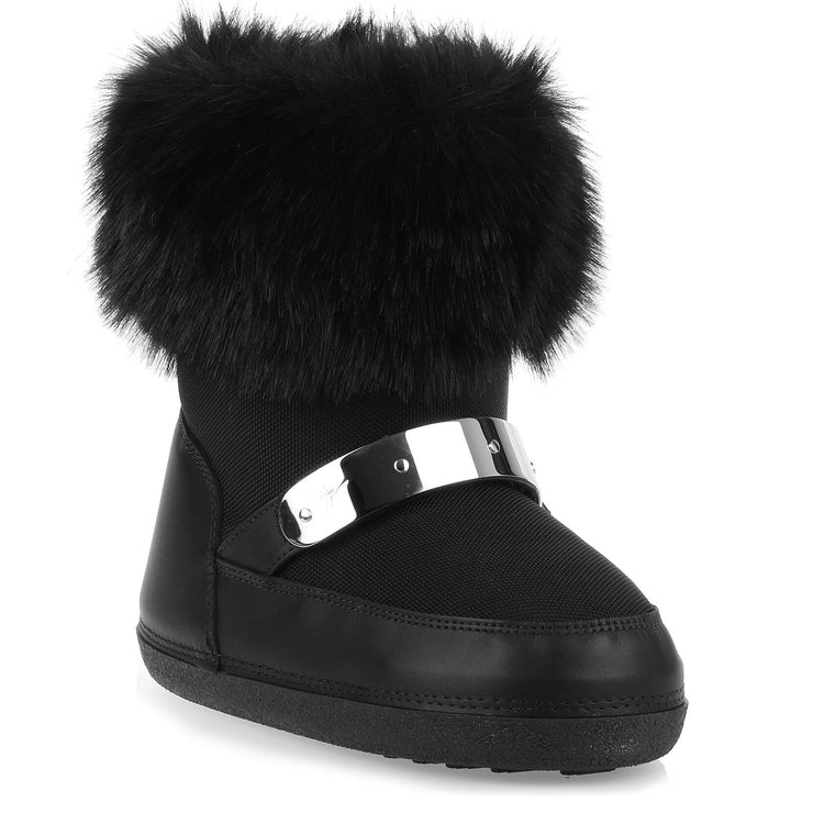 Sestriere black fur sky boot