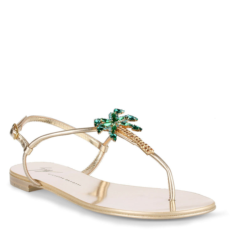 Venice Beach crystal palm tree sandals