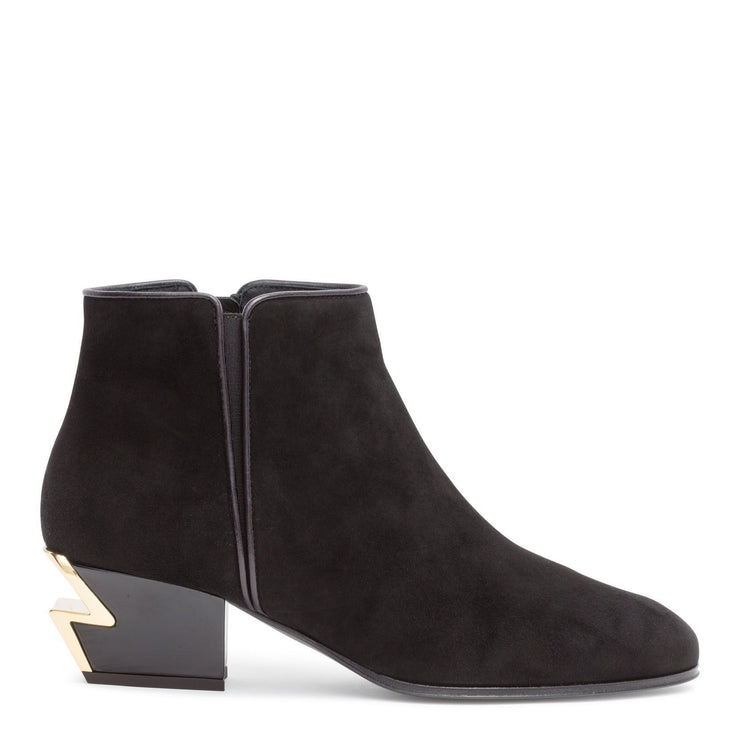 G-Heel 40 black suede ankle boots