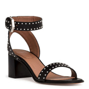 Black leather Elegant sandals