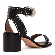 Black leather Elegant sandals