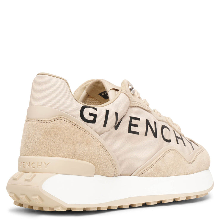 Giv runner beige logo sneakers