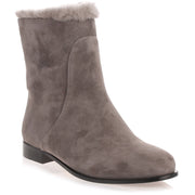 Mission taupe grey shearling boot